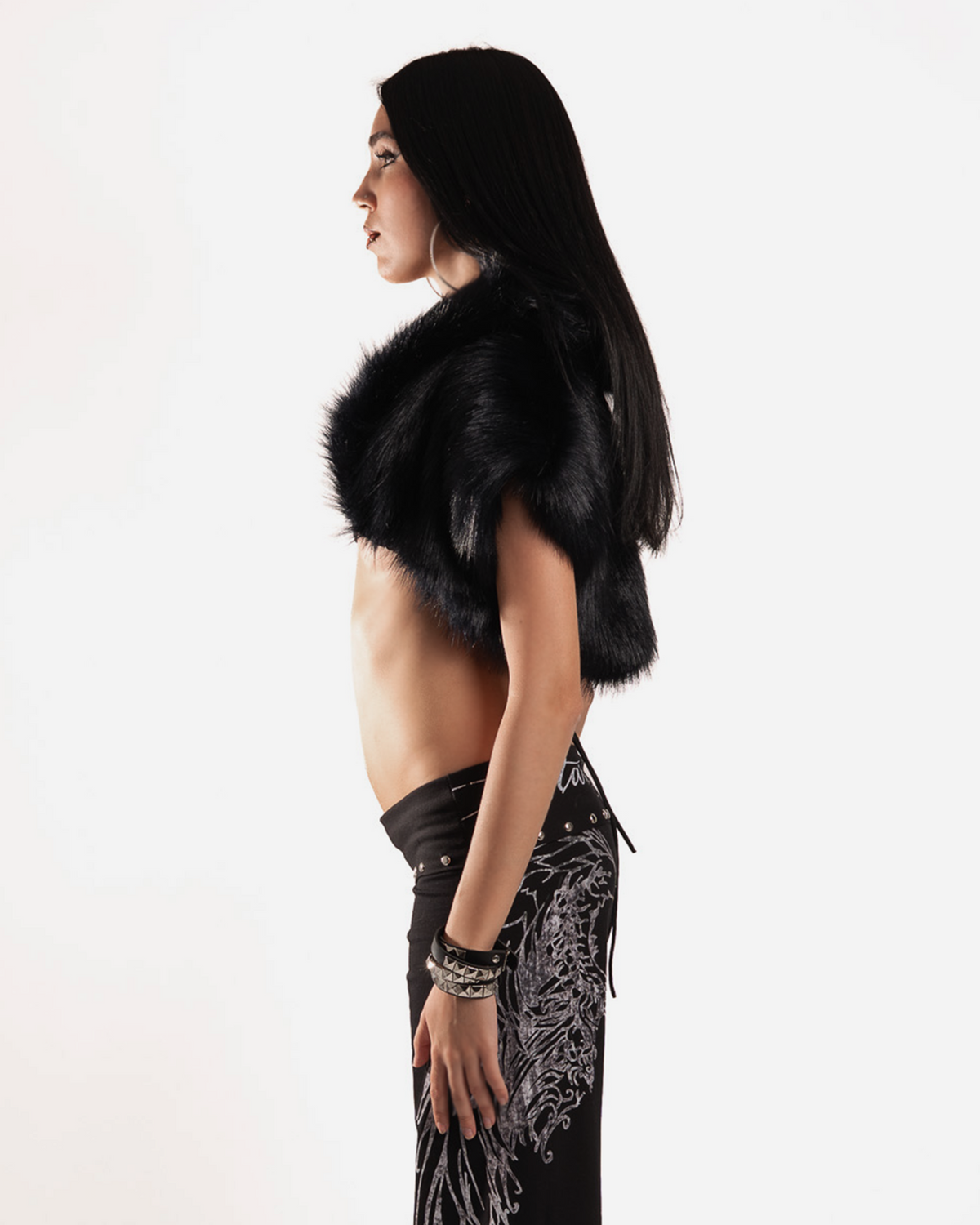 Black Fur Bolero ☆